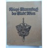 Kriegs Stammbuch der Stadt Wien 1914 - 1917