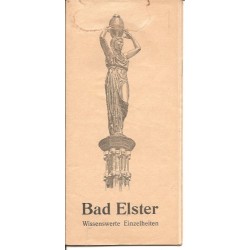Prospekt Bad Elster - Wissenswertes - 1940
