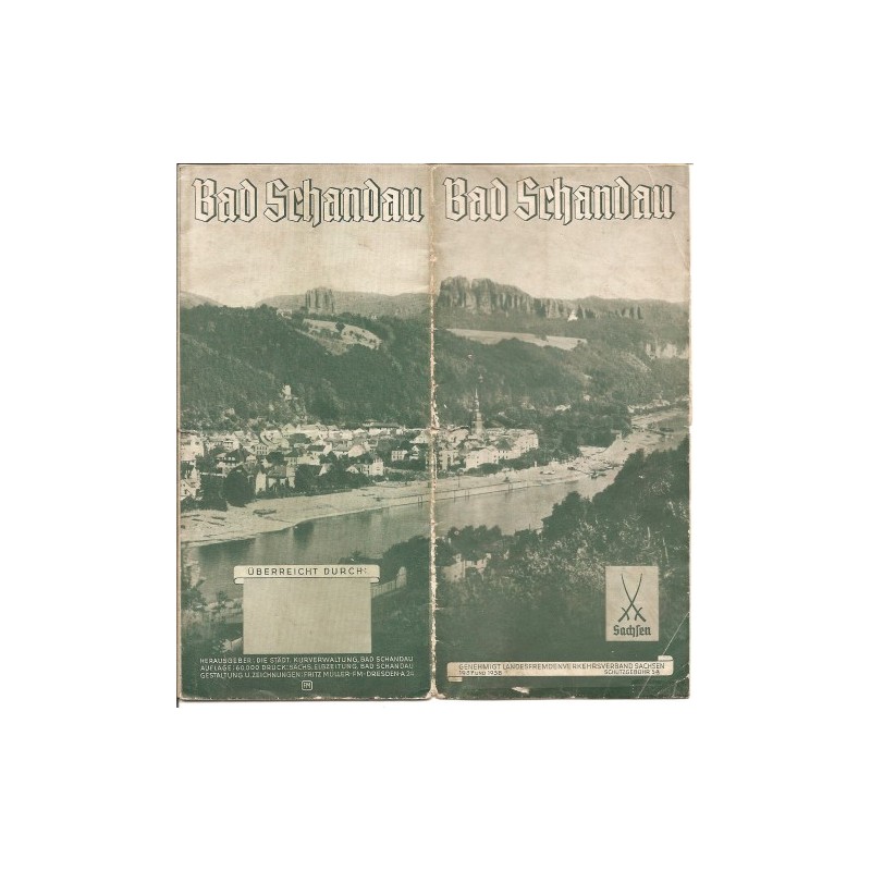 Prospekt Bad Schandau - 1938 Prospekt Bad Schandau - 1938