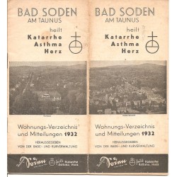 Prospekt Bad Soden am Taunus - 1932
