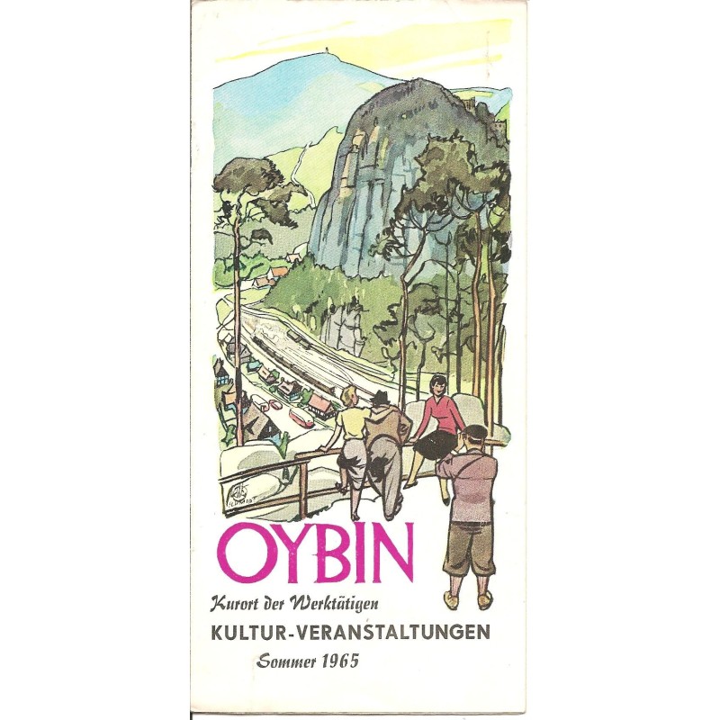 Prospekt Oybin - Veranstaltungen (1965) Prospekt Oybin - Veranstaltungen (1965)