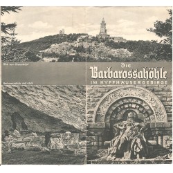 Prospekt Die Barbarossahöhle im Kyffhäusergebirge (ST)