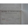Carta d´Italia - Roma e Dintorni - 1931 - Touring Club Italiano Milano