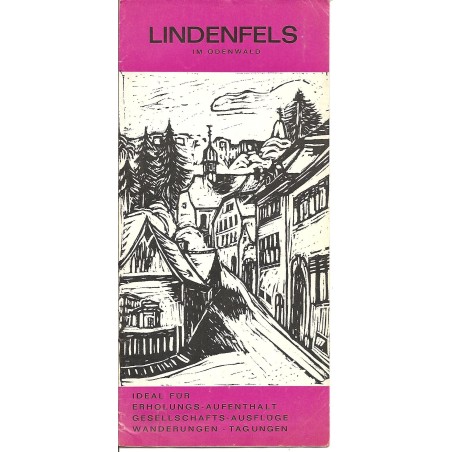 Prospekt Lindenfels im Odenwald mit Beilage