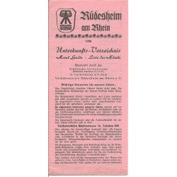 Prospekt Ruedesheim am Rhein - 1958
