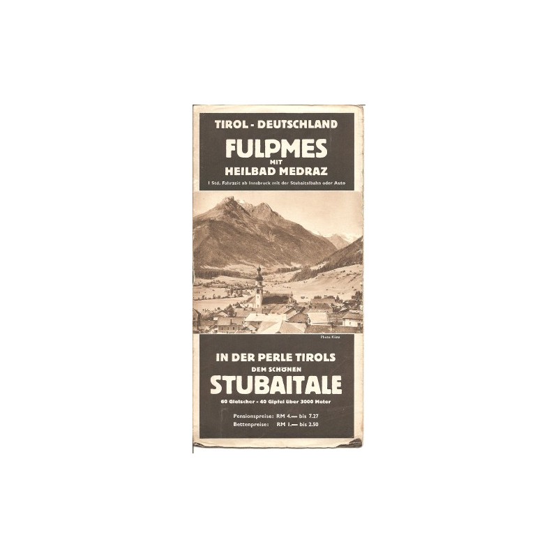 Prospekt Fulpmes mit Heilbad Medraz Prospekt Fulpmes mit Heilbad Medraz