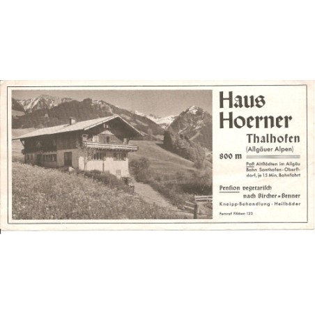 Prospekt Haus Hoerner - Thalhofen