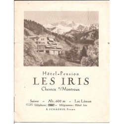 Prospekt Hotel Pension Les Iris - Chernex