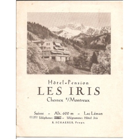 Prospekt Hotel Pension Les Iris - Chernex
