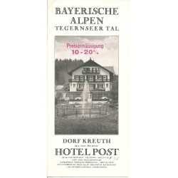 Prospekt Hotel Post - Dorf Kreuth