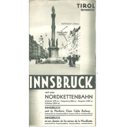 Prospekt Innsbruck und seine Nordkettenbahn