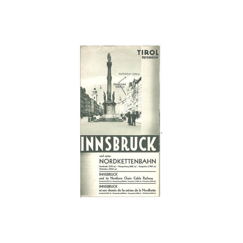 Prospekt Innsbruck und seine Nordkettenbahn