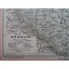 Landkarte Böhmen Haardt´s Volksschul Atlas No. 3