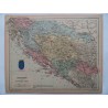 Landkarte Dalmatien Haardt´s Volksschul Atlas No. 3