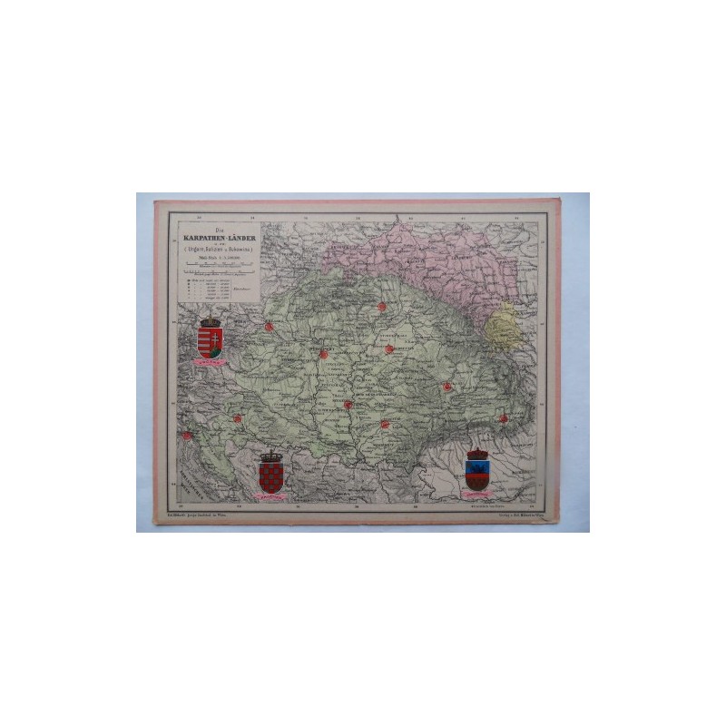 Landkarte Die Karpaten-Länder Verlag Ed. Hölzel Landkarte Die Karpaten-Länder Verlag Ed. Hölzel
