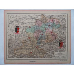 Landkarte Ober-Österreich...
