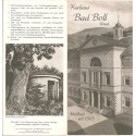Prospekt Kurhaus Bad Boll - Württ. mit Beilage (BW)