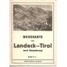 Wegekarte von Landeck und Umgebung