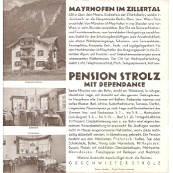 Prospekt Mayrhofen - Pension STROLZ