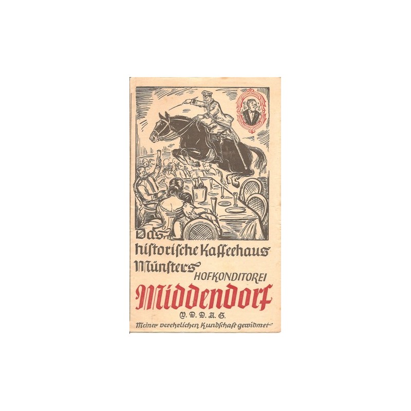 Prospekt Hofkonditor Middendorf - Muenster