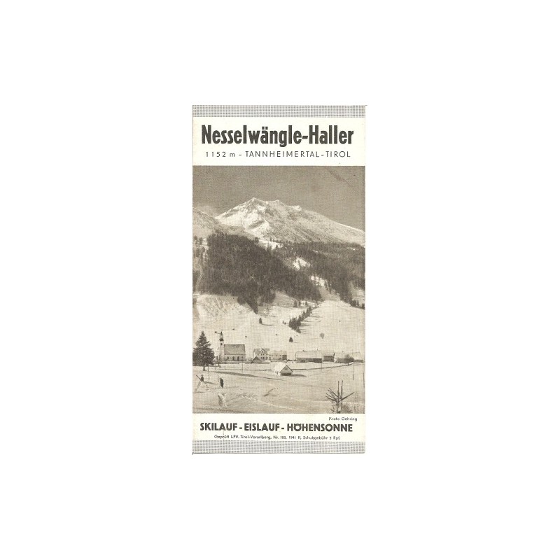 Prospekt Nesselwaengle-Haller 1941 Prospekt Nesselwaengle-Haller 1941