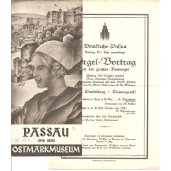 Prospekt Passau und sein Ostmarkmuseum mit Beilage