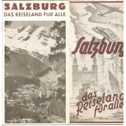 Prospekt Salzburg das Reiseland für alle - 1937