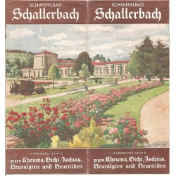 Prospekt Schwefelbad Schallerbach 1940