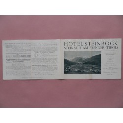 Prospekt Steinach am Brenner - Hotel STEINBOCK