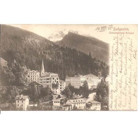 AK - Badgastein - Schwarzenberg-Anlage - 1905