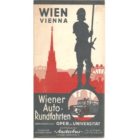 Prospekt Wiener Autorundfahrten - 1938