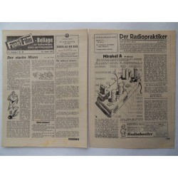 Funk und Film Nr. 34 - 22. Aug. 1952 Mit Radioprogramm und Radiopraktiker