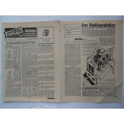  	Funk und Film Nr. 37 - 12. Sept. 1952 Mit Radioprogramm und Radiopraktiker