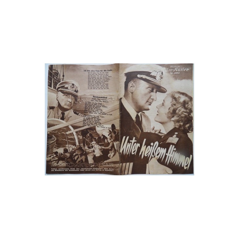 Illustrierter Film Kurier Nr. 1592 - Unter heißem Himmel (1936) Illustrierter Film Kurier Nr. 1592 - Unter heißem Himmel (1936)