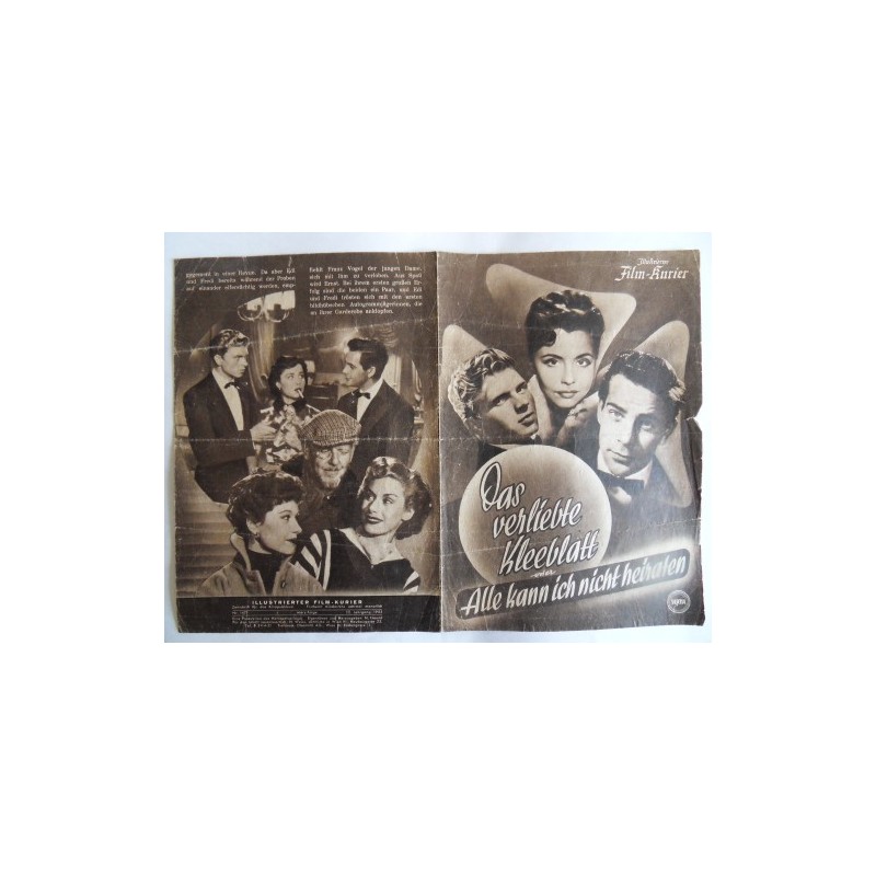 Illustrierter Film-Kurier Nr. 1471 - Das verliebte Kleeblatt oder Alle kann ich nicht heiraten Illustrierter Film-Kurier Nr. 1471 - Das verliebte Kleeblatt oder Alle kann ich nicht heiraten