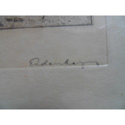 Dürnstein Klosterhof (Radierung) Josef Eidenberger