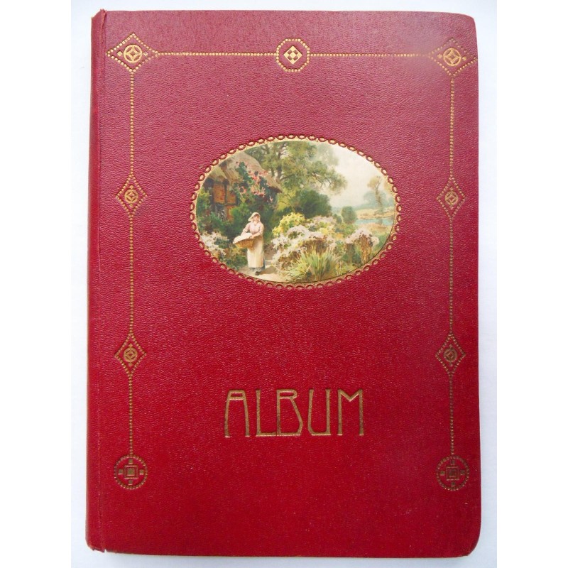 Jugendstil Ansichtskarten Album (leer)