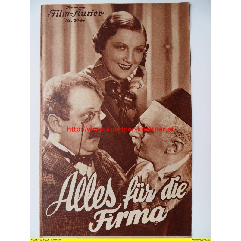 Illustrierter Film-Kurier Nr. 1048 - Alles für die Firma (1935) 