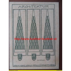 Werbekarte Architektur Olbrich  (1904)