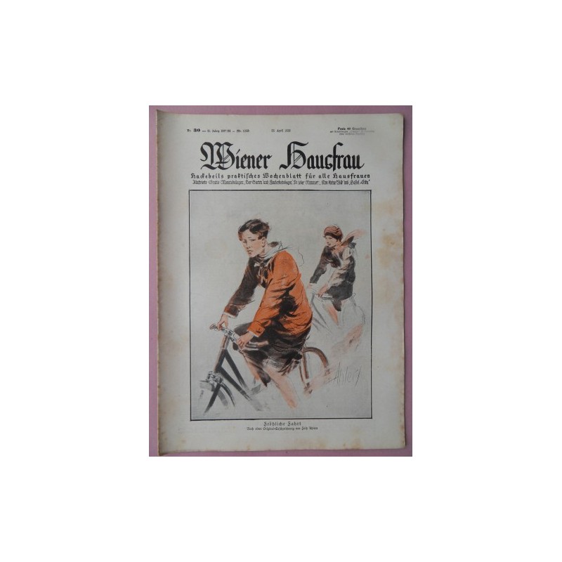 Wiener Hausfrau Heft 30 - 1927/28 - ohne Schnittbogen Wiener Hausfrau Heft 30 - 1927/28 - ohne Schnittbogen
