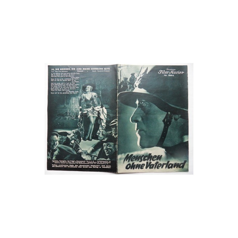 Illustrierter Film-Kurier Nr. 2004 - Menschen ohne Vaterland (1937)