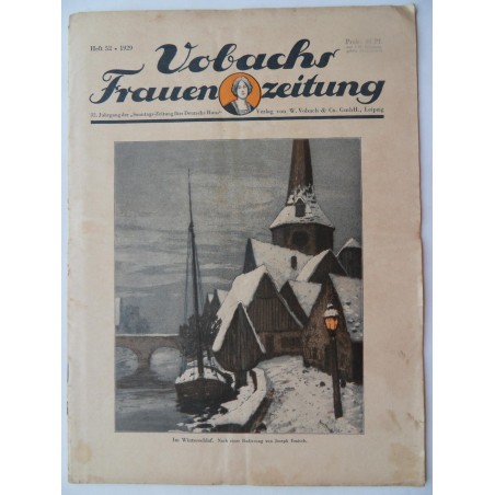 Vobach Frauen Zeitung Heft 52 / 1929 - mit Schnittbogen