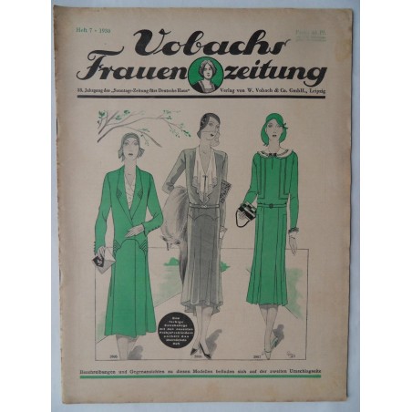 Vobach Frauen Zeitung Heft 7 / 1930 - mit Schnittbogen