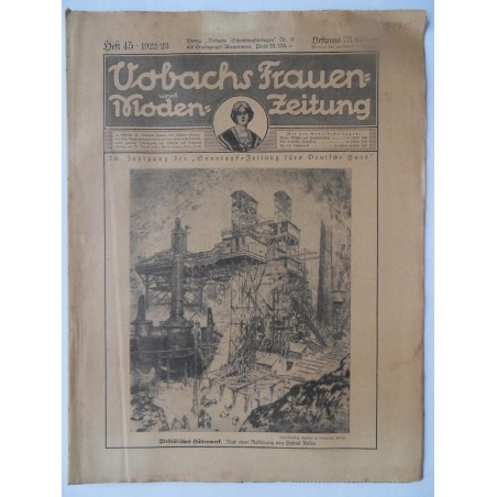 Vobachs Frauen- und Moden-Zeitung Heft 45 / 1922/23 - Mit Schnittbogen1