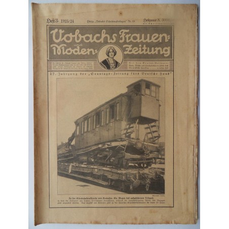 Vobachs Frauen- und Moden-Zeitung Heft 03 / 1923/24 - Mit Schnittbogen