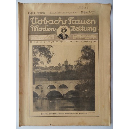 Vobachs Frauen- und Moden-Zeitung Heft 04 / 1923/24 - Mit Schnittbogen1
