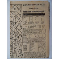 Vobachs Frauen- und Moden-Zeitung Heft 08 / 1923/24 - Mit Schnittbogen