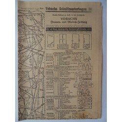 Vobachs Frauen- und Moden-Zeitung Heft 14 / 1923/24 - Mit Schnittbogen