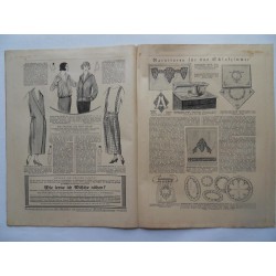 Vobachs Frauen- und Moden-Zeitung Heft 15 / 1923/24 - Mit Schnittbogen