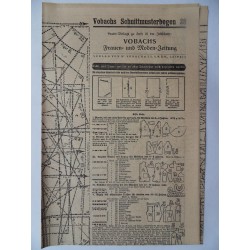 Vobachs Frauen- und Moden-Zeitung Heft 16 / 1923/24 - Mit Schnittbogen